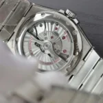 Omega Constellation Co-Axial Fake 11 Watch White Dial Metal Strap 38mm - Image 2