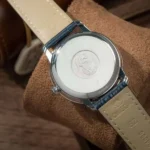 Omega De Ville Prestige Power Reserve Replica 11 Watch Blue Leather Strap 39.5mm - Image 5