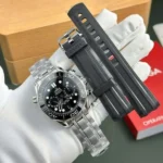 Dong Ho Omega Replica 11 Seamaster Diver 300M Chronograph Mat Den Nha May N1 44mm 9 600x600 1
