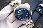 Omega Seamaster DemiGod Replica 1:1 Watch Blue Dial 42mm - Image 4