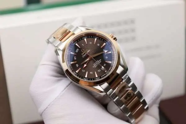 Omega Seamaster GMT Replica Watch Chocolate Dial VSF 41.5mm