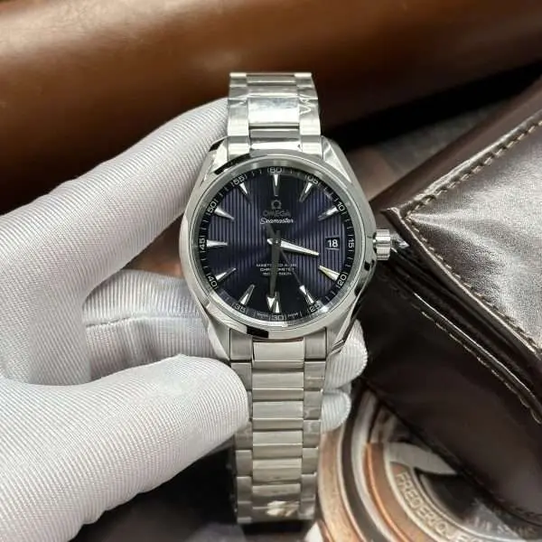 Omega Seamaster Replica Watches Blue Dial VS Factory 41mm