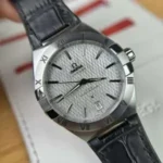 Omega Watch Constellation White Dial Leather Strap 41mm - Image 2