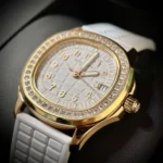 Patek Philippe Aquanaut 5072R White Mother of Pearl Dial Replica 1:1 Watch PPF 35.6mm - Image 2