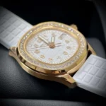 Patek Philippe Aquanaut 5072R White Mother of Pearl Dial Replica 1:1 Watch PPF 35.6mm - Image 4