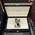Patek Philippe Complications 5205G Blue Dial Leather Strap Replica 11 Watch 40mm - Image 2