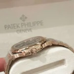 Patek Philippe Replica 11 Watch Nautilus 5712 Rose Gold Wrapped Chocolate Dial GRF 40mm - Image 5