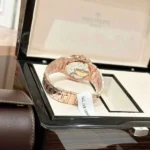 Patek Philippe Replica 11 Watch Nautilus 5712 Rose Gold Wrapped Chocolate Dial GRF 40mm - Image 6