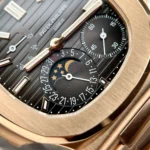 Patek Philippe Replica 1:1 Watch Nautilus 5712 Rose Gold Factory PPF V2 40mm - Image 4