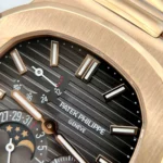 Patek Philippe Replica 1:1 Watch Nautilus 5712 Rose Gold Factory PPF V2 40mm - Image 3