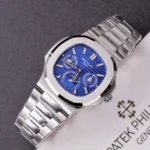 Patek Philippe Nautilus 5740 Men's Watch Blue Dial Metal Strap 40mm - Image 3