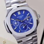 Patek Philippe Nautilus 5740 Men's Watch Blue Dial Metal Strap 40mm - Image 2