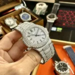 Patek Philippe Replica Watches Nautilus 5719 Full Diamonds PPF 40mm - Image 9
