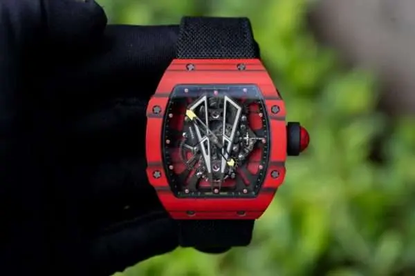 Richard Mille Replica 1:1 Watch RM27-03 Full Carbon Red 44mm