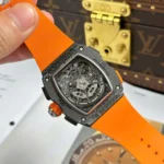 Richard Mille RM65-01 Orange Rubber Strap 44,5×49,9mm - Image 8