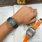 Richard Mille RM65-01 Carbon Watches Black Rubber Strap 44,5×49,9mm - Image 8