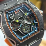 Richard Mille RM65-01 Carbon Watches Black Rubber Strap 44,5×49,9mm - Image 3