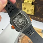 Richard Mille RM65-01 Carbon Watches Black Rubber Strap 44,5×49,9mm - Image 9