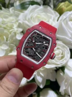 Dong Ho Richard Mille RM67 02 Che Tac Vo Carbon Mau Do Sieu Nhe Trong Luong 37 Grams 38.7×47 2 1