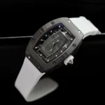 Richard Mille Replica 1:1 Watch RM07 Carbon White Rubber Strap Best Quality 36mm - Image 2