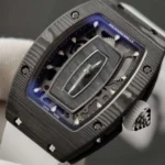 Richard Mille Replica 1:1 Watch RM07 Carbon White Rubber Strap Best Quality 36mm - Image 3