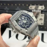 Richard Mille RM055 Bubba Watson Grey Ceramic Rubber Strap - Image 5