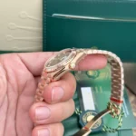 Rolex Women's DateJust Chocolate Dial Oyster Strap Rep 11 31mm - Image 3