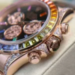 Rolex Cosmograph Daytona Rainbow 116595 40mm Diamond Watch - Image 6