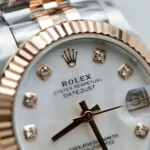 Rolex Replica 11 Watch DateJust Rose Gold Wrapped Mother-of-Pearl Dial GM Factory 36mm - Image 8