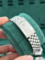 Rolex Rep 11 Watch DateJust Natural Mother of Pearl Dial With Moissanite Diamond Clean Factory 41mm - Image 5