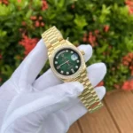 Rolex Replica 1:1 Watch Day-Date Green Dial With Diamonds EW 36mm - Image 8