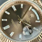 Rolex Replica Watch Day-Date 228235 Gold Wrapped Chocolate Dial GM V3 40mm - Image 3