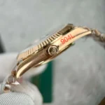 Rolex Replica Watch Day-Date 228235 Gold Wrapped Chocolate Dial GM V3 40mm - Image 6