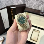 Rolex Replica 1:1 Watch Day-Date 228238 Green Dial Yellow Gold GM Factory V2 40mm - Image 4