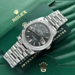 Rolex Day-Date 1:1 Men's Watch Purple Mother of Pearl Dial 40mm - Image 2