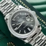 Rolex Day-Date 1:1 Men's Watch Purple Mother of Pearl Dial 40mm - Image 6