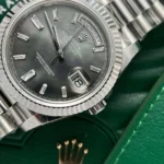 Rolex Day-Date 1:1 Men's Watch Purple Mother of Pearl Dial 40mm - Image 5