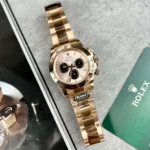 Rolex Replica 1:1 Watch Daytona 116505 Swiss Mechanical Rose Gold Plated 40mm