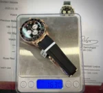 Rolex Daytona 126515 Watch Black Dial Grams Plated with Real Gold 40mm - Image 8