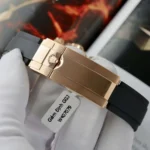 Rolex Daytona 126515 Watch Black Dial Grams Plated with Real Gold 40mm - Image 7