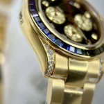 Dong Ho Rolex Daytona Rainbow Boc Vang Do Moissanite Da Quy Tong Hop 40mm 7