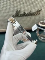 Rolex DateJust Women's Genuine Gold Plated Brown Dial GM Factory 31mm - Image 3