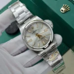 Rolex Replica 1:1 Watch Oyster Perpetual 124300 Silver Dial Factory Clean 36mm - Image 3