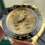 Dong Ho Rolex Rep 11 Daytona 116518LN Mat Vang Champagne Xuong Clean 40mm 10