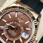 Dong Ho Rolex Replica 11 Sky Dweller 336235 Mat Chocolate 42mm 6
