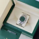 Dong Ho Rolex Replica Oyster Perpetual 126000 Mat Xanh La Cay May Clean 41mm 4