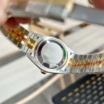 Rolex Replica 1:1 Watch DateJust Champagne Gold With Stone Jubilee Strap EW 36-41mm - Image 4
