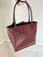 Goyard Anjou Mini in Burgundy - Image 6