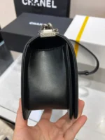 Chanel Boy Black Sliver Hardware Womans 20cm - Image 3