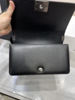 Chanel Boy Black Sliver Hardware Womans 20cm - Image 6